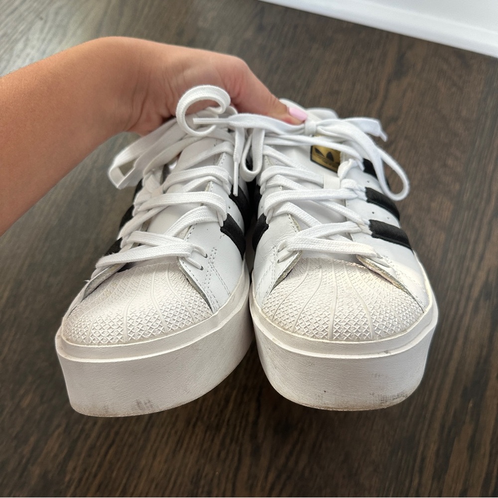 Adidas Women’s Superstar Bonega Platform Sneakers - Picture 3 of 12
